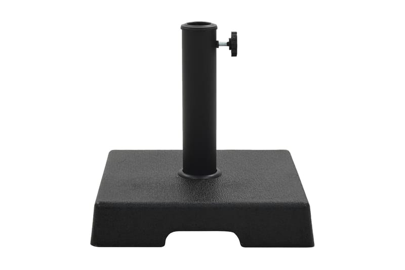Parasolfod Firkantet Polyresin 8 Kg Sort - Sort - Havemøbler - Solafskærmning - Parasoller