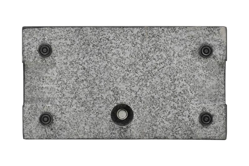Parasolfod Granit 25 Kg Rektangulær Sort - Sort - Parasoller