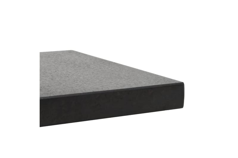 Parasolfod Granit 30 Kg Firkantet Sort - Sort - Havemøbler - Solafskærmning - Parasoller