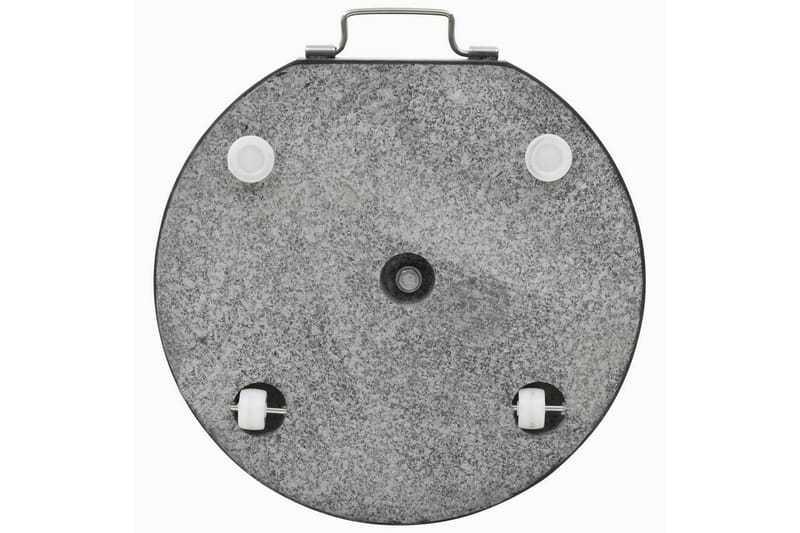 Parasolfod Granit 30 Kg Rund Sort - Sort - Havemøbler - Solafskærmning - Parasoller