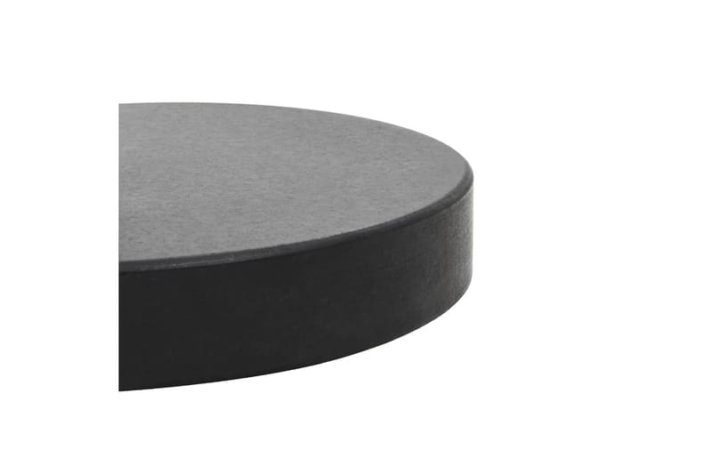 Parasolfod Granit 30 Kg Rund Sort - Sort - Havemøbler - Solafskærmning - Parasoller