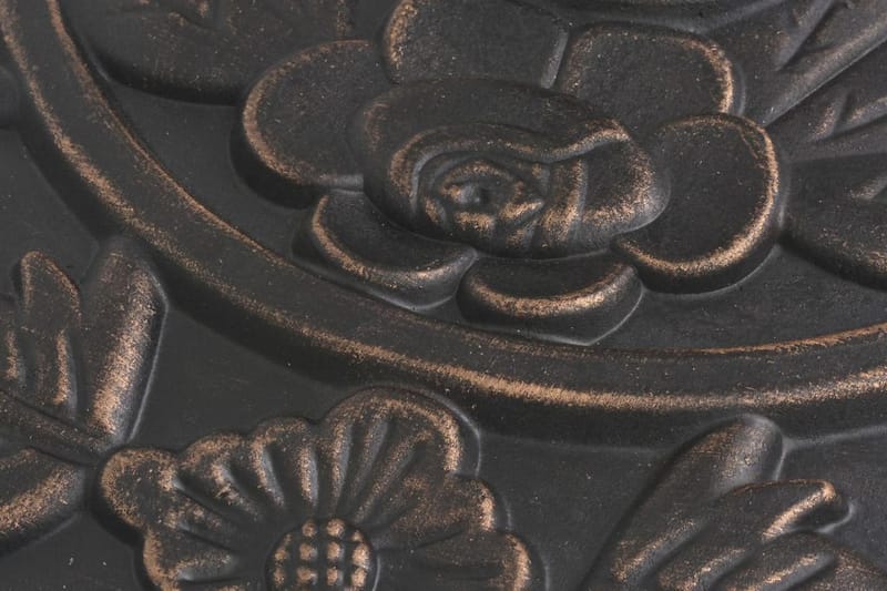 Parasolfod Resin Halv Rund Bronzefarvet 9 Kg - Brun - Havemøbler - Solafskærmning - Parasoller