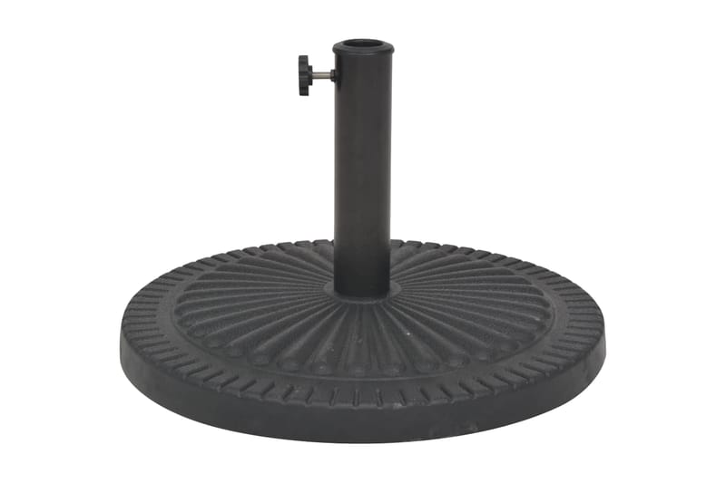 Parasolfod Resin Rund Sort 14 Kg - Sort - Havemøbler - Solafskærmning - Parasoller