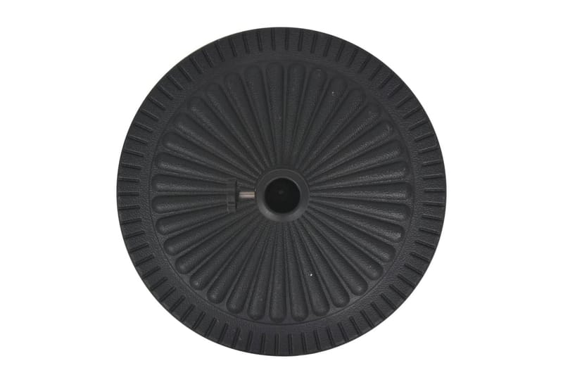 Parasolfod Resin Rund Sort 14 Kg - Sort - Havemøbler - Solafskærmning - Parasoller