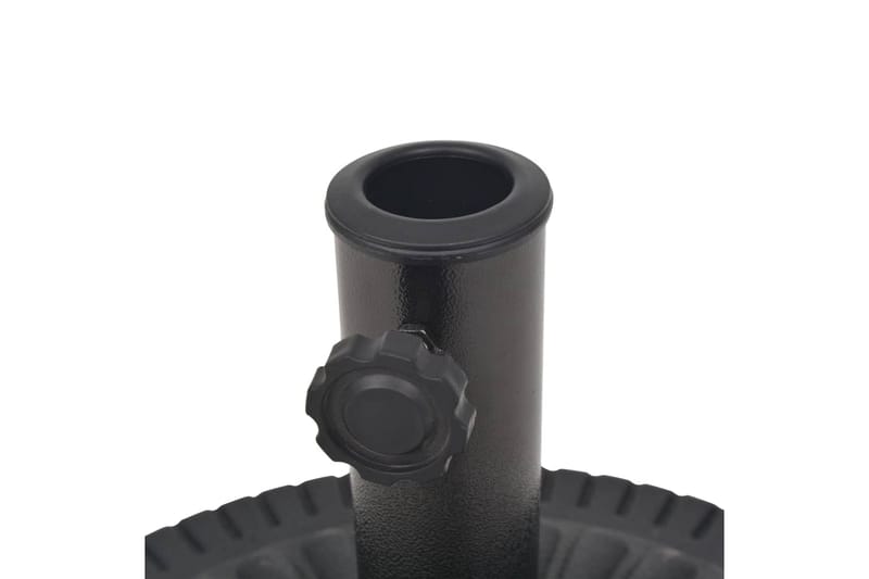 Parasolfod Resin Rund Sort 14 Kg - Sort - Havemøbler - Solafskærmning - Parasoller