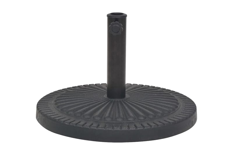 Parasolfod Resin Rund Sort 29 Kg - Sort - Havemøbler - Solafskærmning - Parasoller