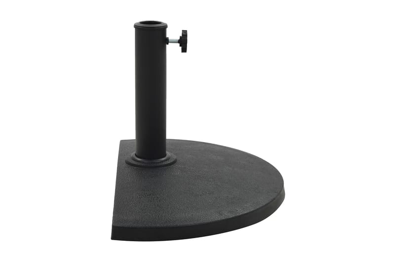 Parasolfod Rund Polyresin 9 Kg Sort - Sort - Havemøbler - Solafskærmning - Parasoller