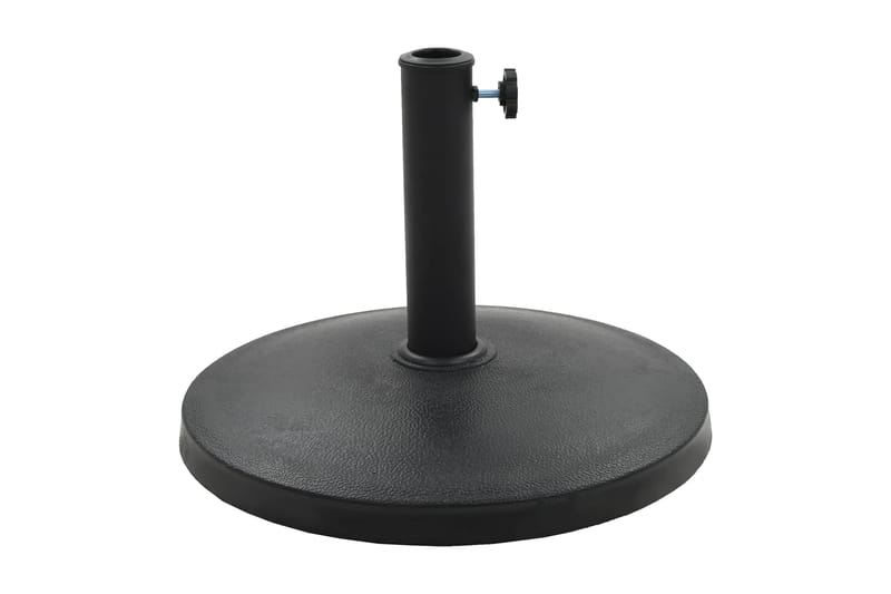 Parasolfod Rund Polyresin 10 Kg Sort - Sort - Havemøbler - Solafskærmning - Parasoller