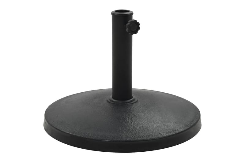 Parasolfod Rund Polyresin 10 Kg Sort - Sort - Havemøbler - Solafskærmning - Parasoller