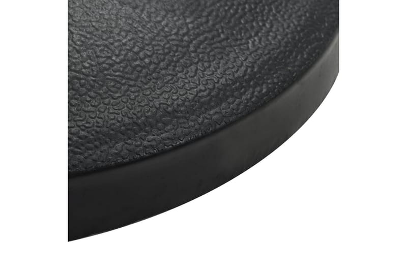 Parasolfod Rund Polyresin 10 Kg Sort - Sort - Havemøbler - Solafskærmning - Parasoller