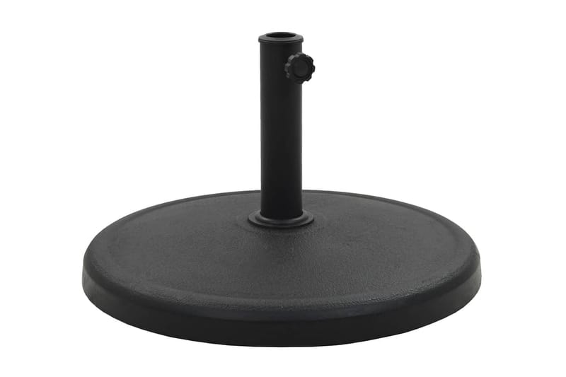 Parasolfod Rund Polyresin 19 Kg Sort - Sort - Havemøbler - Solafskærmning - Parasoller