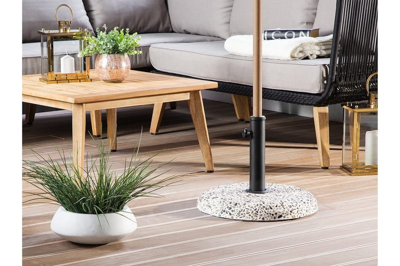 Beton Parasol base 47 cm, Hvid