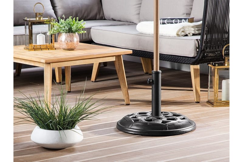 Beton Parasol base 50 cm, Sort