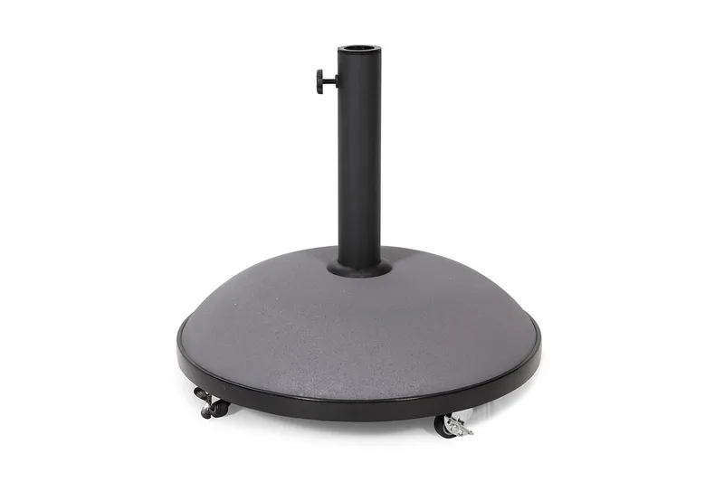 Hillerstorp Parasolbase med hjul 35 kg beton grå, Hillerstorp
