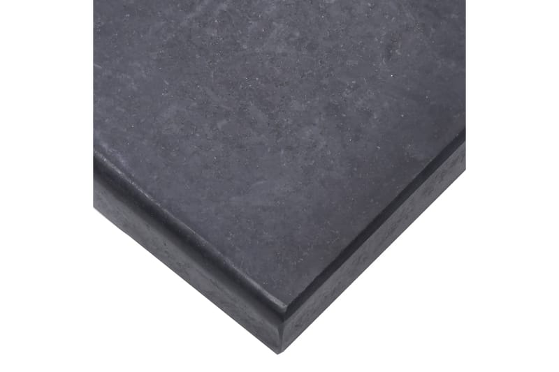 parasolfod 40x28x4 cm granit sort - Sort - Parasolfod