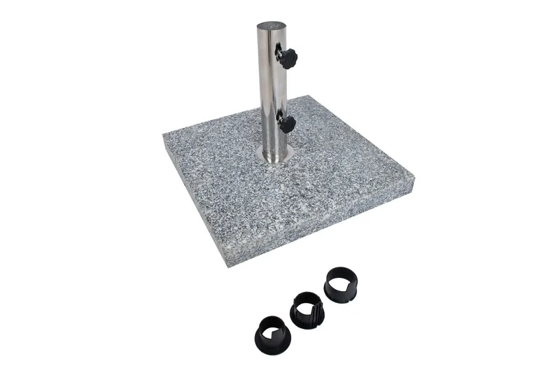 Parasolfod 45x45 cm/30 kg Granit - Havemøbler - Solafskærmning - Parasoller - Parasolfod