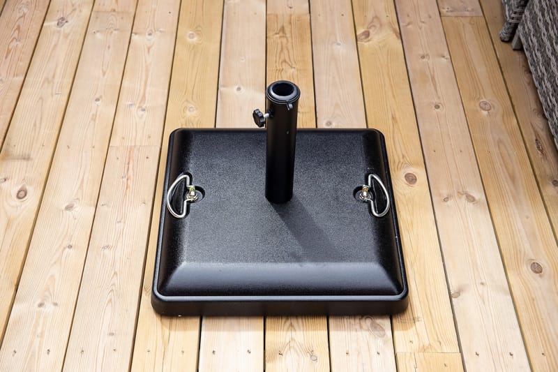 Stathera Parasolsten Sort - Venture Home - Havemøbler - Solafskærmning - Parasoller - Parasolfod