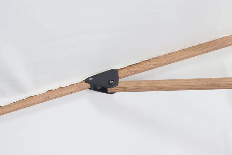 Rio de-luxe Parasol Ø3 m - Beige - Havemøbler - Solafskærmning - Parasoller - Hængeparasol