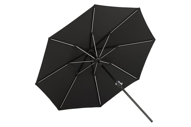 Sabal Parasol 270 cm med LED Sort - Venture Home - Parasoller