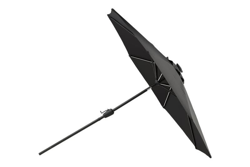 Sabal Parasol 270 cm med LED Sort - Venture Home - Parasoller