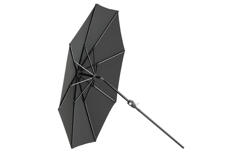 Sabal Parasol 270 cm med LED Sort - Venture Home - Parasoller