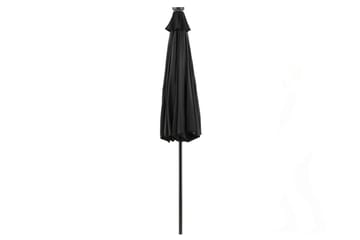 Sabal Parasol 270 cm med LED Sort