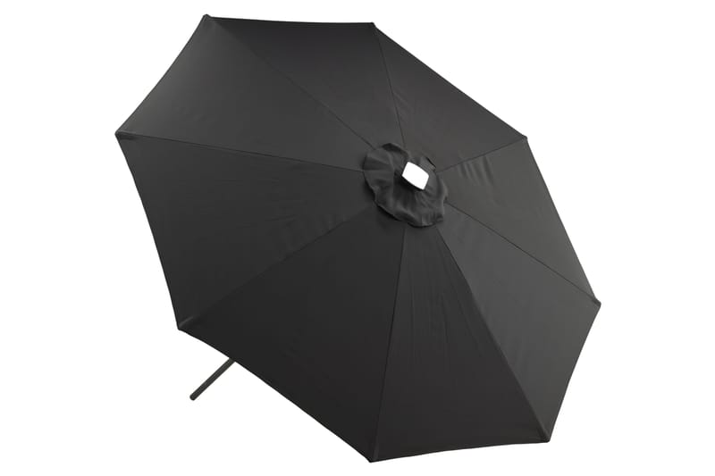 Sabal Parasol 270 cm med LED - Sort - Havemøbler - Solafskærmning - Parasoller