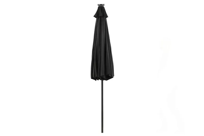Sabal Parasol 270 cm med LED, Sort
