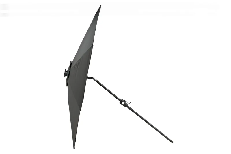 Sabal Parasol 270 cm med LED - Sort - Havemøbler - Solafskærmning - Parasoller