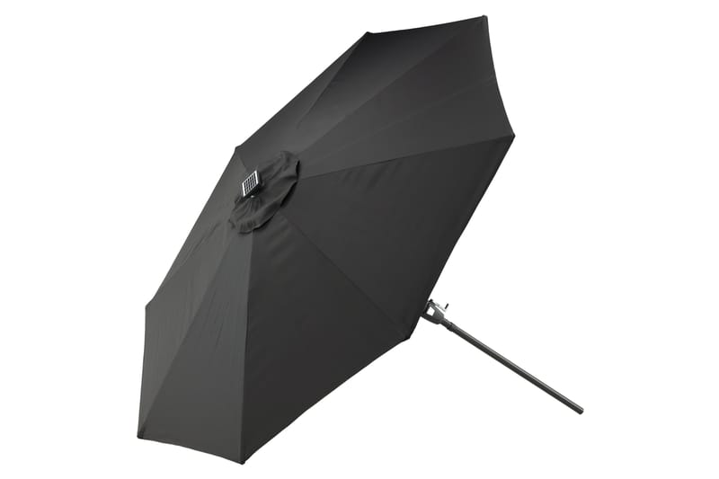 Sabal Parasol 270 cm med LED - Sort - Havemøbler - Solafskærmning - Parasoller