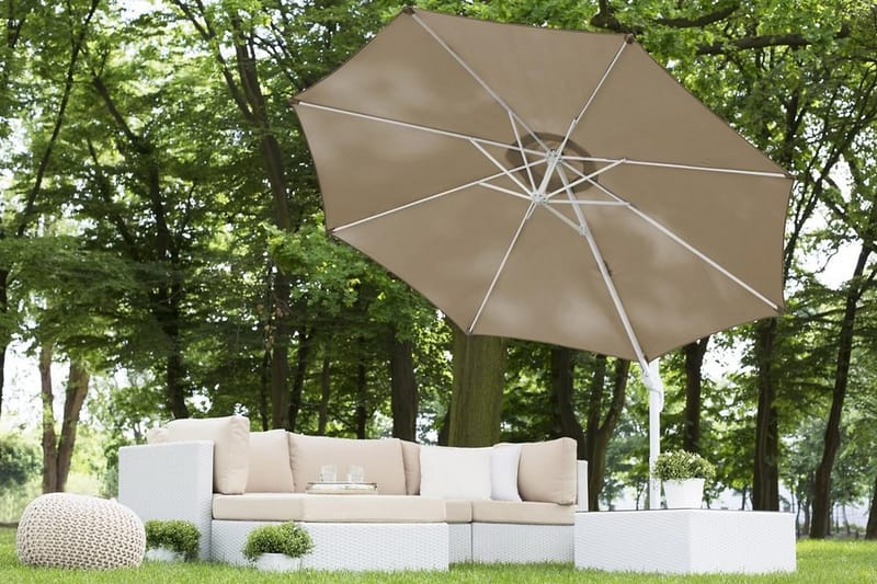 Savona Parasol 240 cm - Beige - Havemøbler - Solafskærmning - Parasoller - Hængeparasol