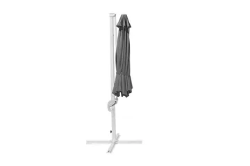 Savona Parasol 240 cm - Grå - Havemøbler - Solafskærmning - Parasoller - Hængeparasol