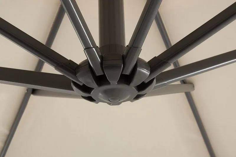 Savona Parasol 240 cm - Beige - Havemøbler - Solafskærmning - Parasoller - Hængeparasol