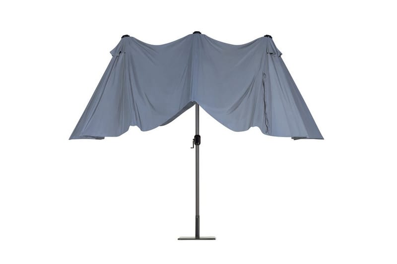 Sibilla Parasol 247 cm - Grå - Havemøbler - Solafskærmning - Parasoller