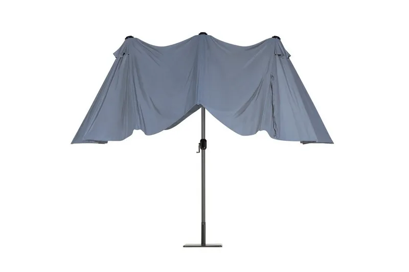 Sibilla Parasol 247 cm - Grå - Havemøbler - Solafskærmning - Parasoller - Balkonparasol