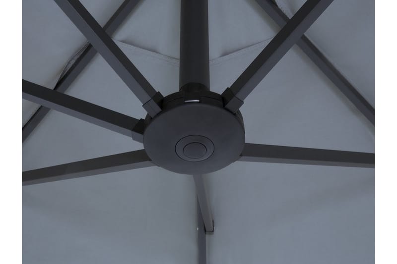 Sibilla Parasol 247 cm - Grå - Havemøbler - Solafskærmning - Parasoller