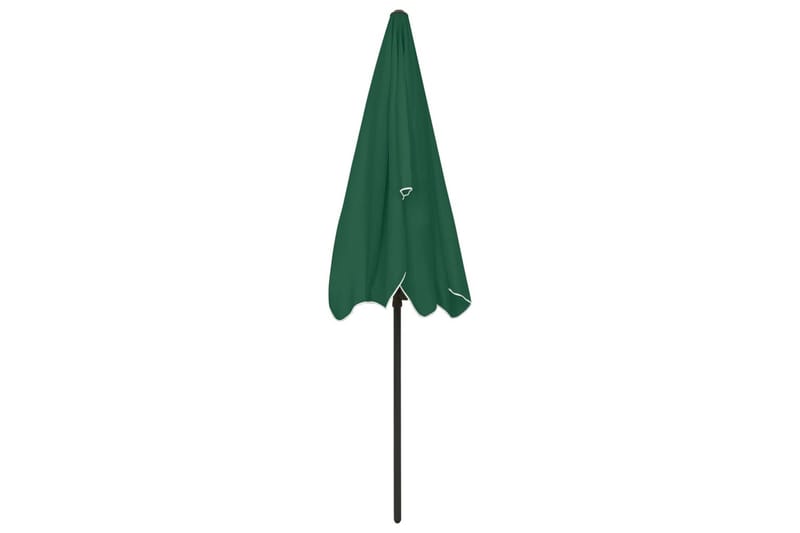 strandparasol 200x125 cm grøn - Grøn - Havemøbler - Solafskærmning - Parasoller - Strandparasol