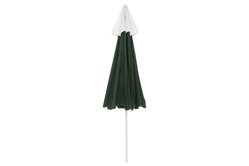 strandparasol 240 cm grøn - Grøn - Havemøbler - Solafskærmning - Parasoller - Strandparasol