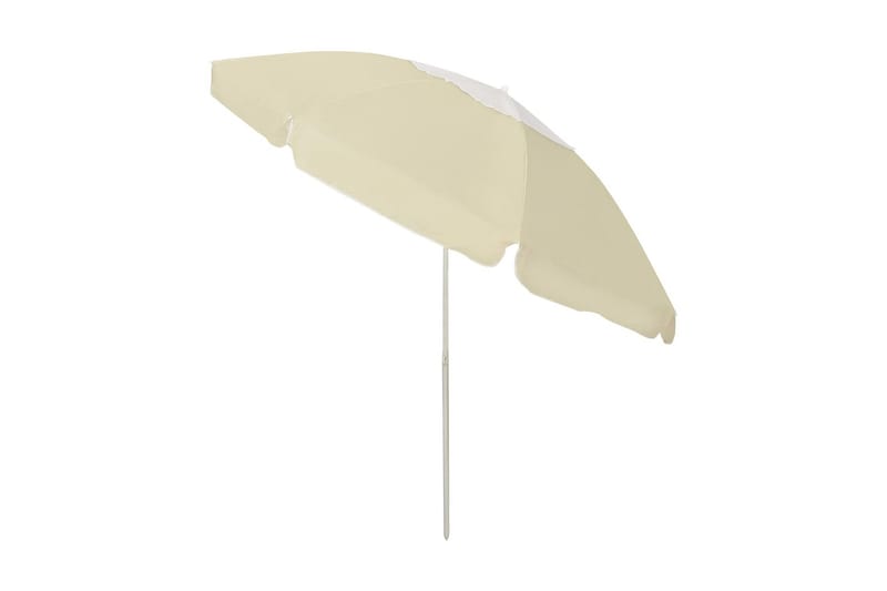 strandparasol 240 cm sandgul - Gul - Havemøbler - Solafskærmning - Parasoller - Strandparasol