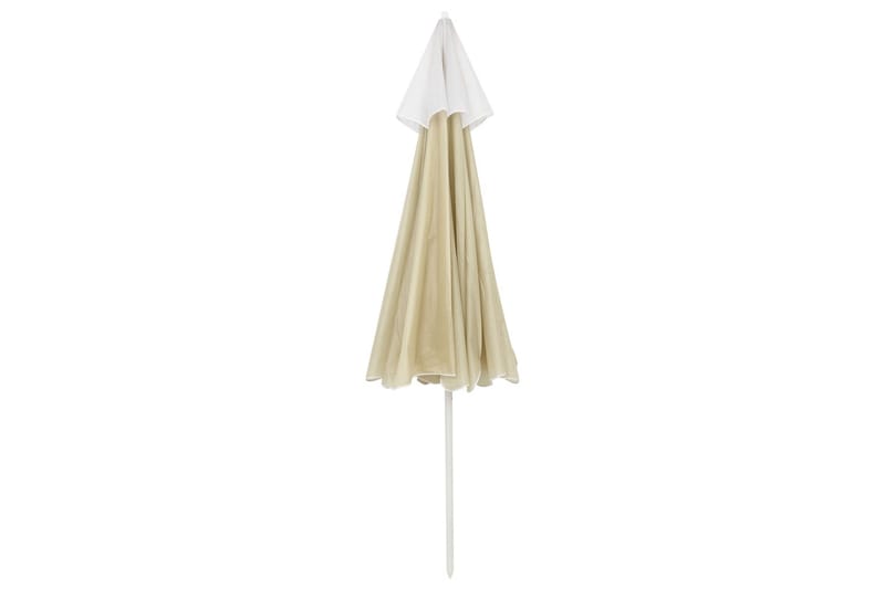 strandparasol 240 cm sandgul - Gul - Havemøbler - Solafskærmning - Parasoller - Strandparasol