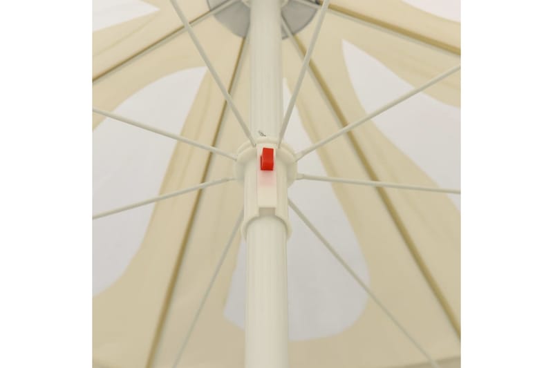 strandparasol 240 cm sandgul - Gul - Havemøbler - Solafskærmning - Parasoller - Strandparasol