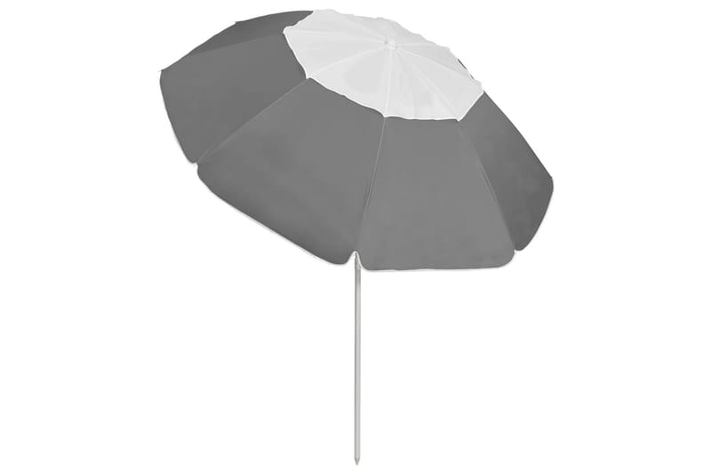 strandparasol 300 cm antracitgrå - Antracit - Havemøbler - Solafskærmning - Parasoller - Strandparasol