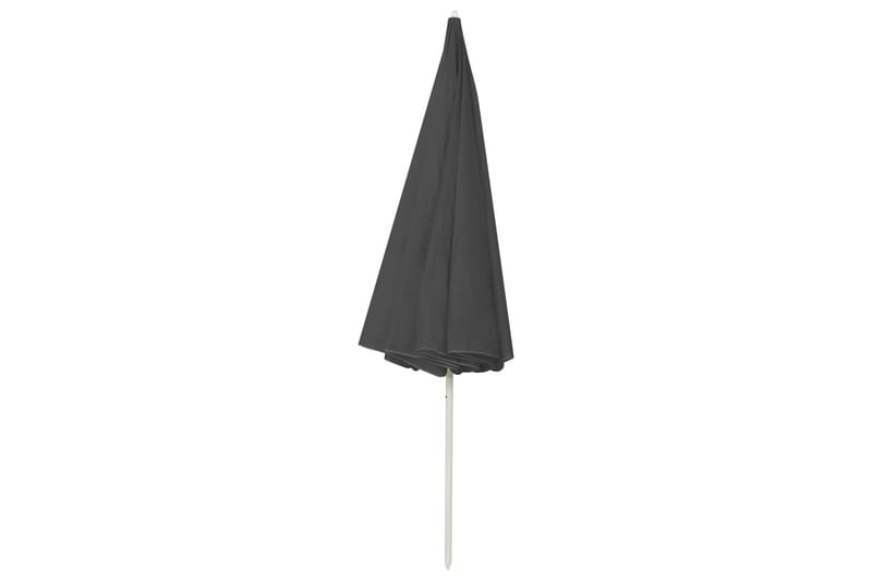 strandparasol 300 cm antracitgrå - Antracit - Havemøbler - Solafskærmning - Parasoller - Strandparasol