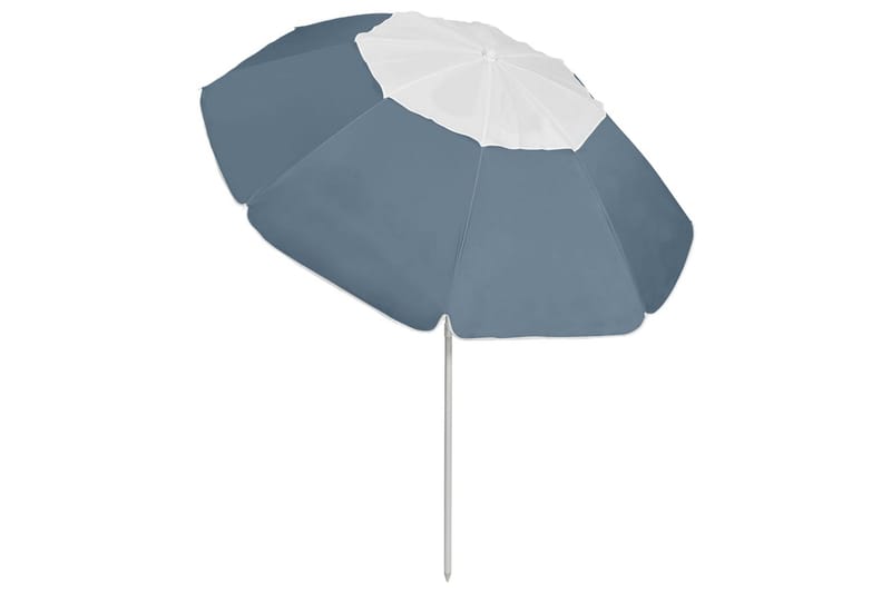 strandparasol 300 cm blå - Blå - Havemøbler - Solafskærmning - Parasoller - Strandparasol