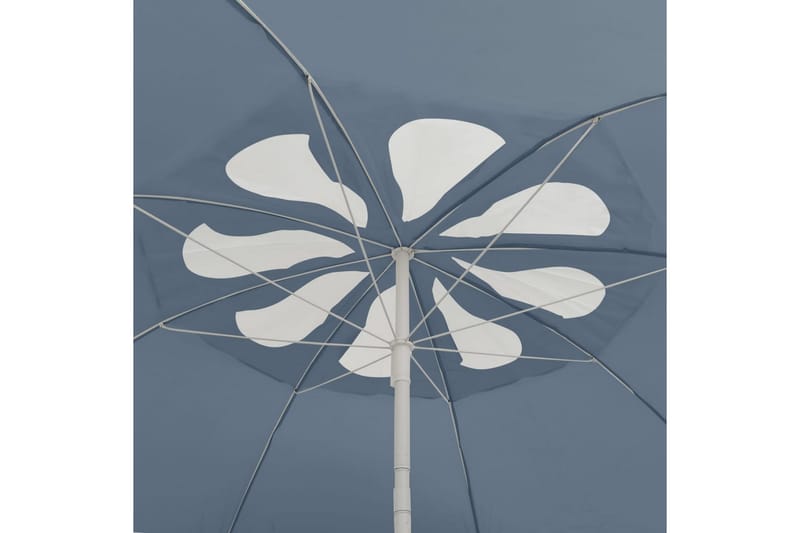 strandparasol 300 cm blå - Blå - Havemøbler - Solafskærmning - Parasoller - Strandparasol