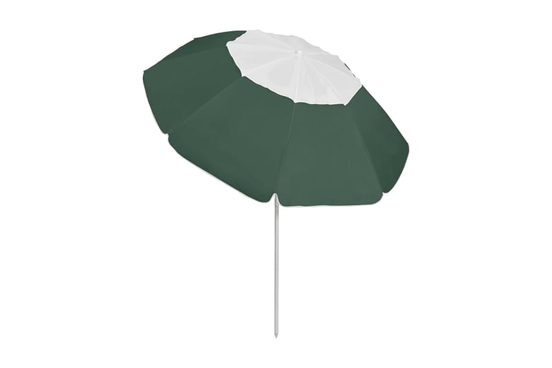 strandparasol 300 cm grøn - Grøn - Havemøbler - Solafskærmning - Parasoller - Strandparasol