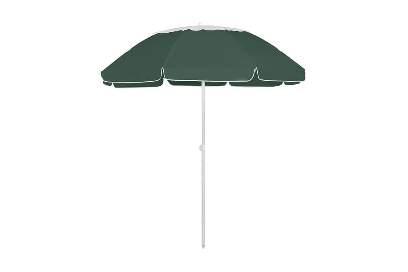 strandparasol 300 cm grøn - Grøn - Havemøbler - Solafskærmning - Parasoller - Strandparasol
