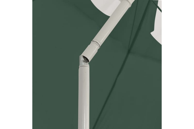 strandparasol 300 cm grøn - Grøn - Havemøbler - Solafskærmning - Parasoller - Strandparasol