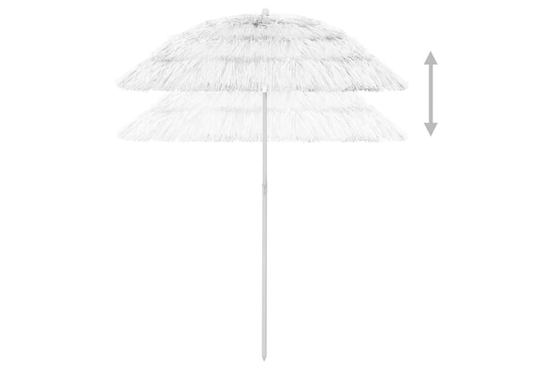 strandparasol 180 cm hvid - Hvid - Havemøbler - Solafskærmning - Parasoller - Strandparasol
