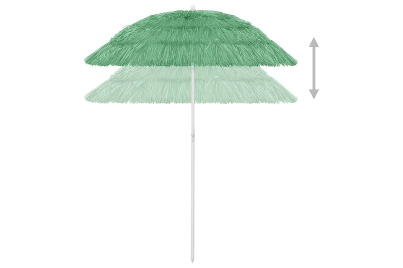 strandparasol 180 grøn - Grøn - Strandparasol